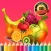 Fruit Vegetable Paint and Coloring Book: Learning Skill The Best of Fun Games Free For Kids