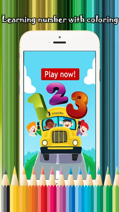123 Coloring Book for children age 1-10: Games free for Learn to write the Spanish numbers and words while coloring with each coloring pages 스크린샷