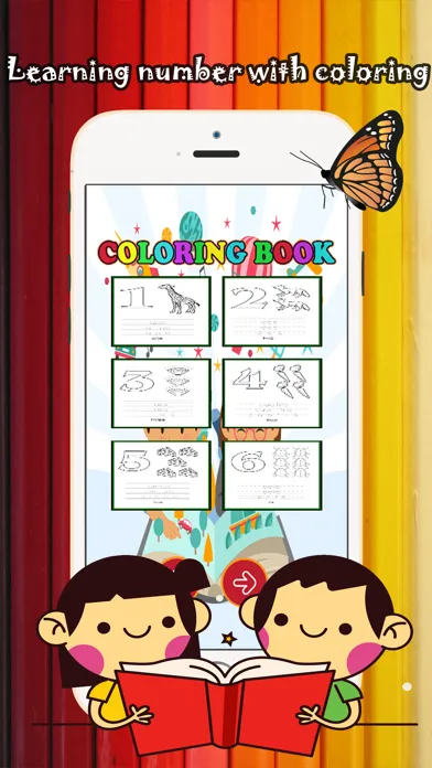 123 Coloring Book for children age 1-10: Games free for Learn to write the Spanish numbers and words while coloring with each coloring pages 스크린샷