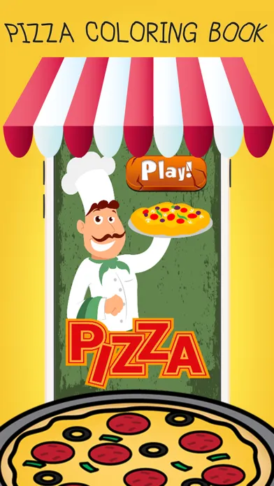 Capturas de pantalla de Color ME: Pizza Maker Fun Coloring Book Pages Kids