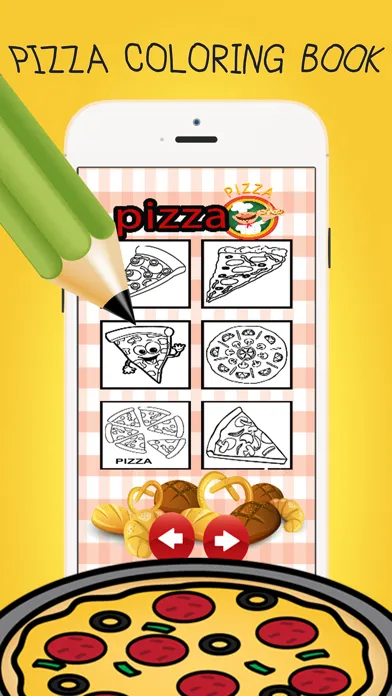 Capturas de pantalla de Color ME: Pizza Maker Fun Coloring Book Pages Kids