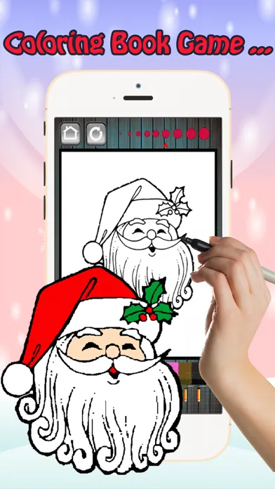 Color Santa:Christmas Coloring Book Pages Fun Kids Screenshots