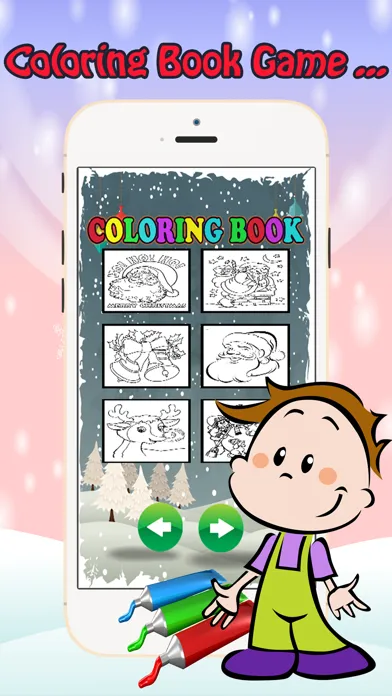 Color Santa:Christmas Coloring Book Pages Fun Kids Screenshots