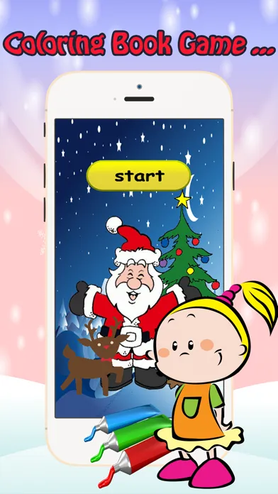 Color Santa:Christmas Coloring Book Pages Fun Kids Screenshots