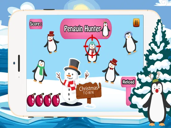 Go! Little Penguin Shooter Games Free Fun For Kids iPad  스크린샷