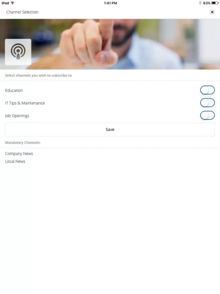 ภาพหน้าจอของ One-N-Done: Sartorius Group iPad 