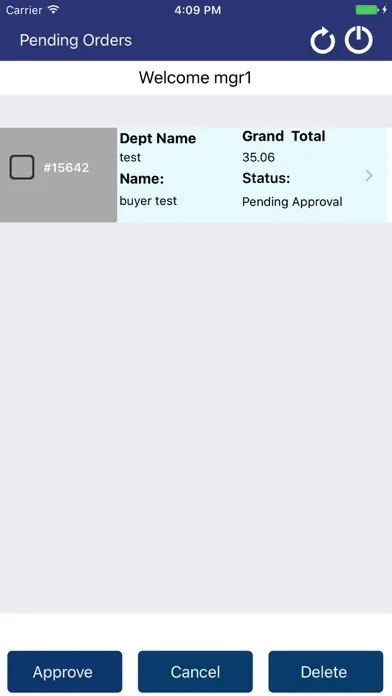 Tangkapan layar S.I.T.S Order Approval