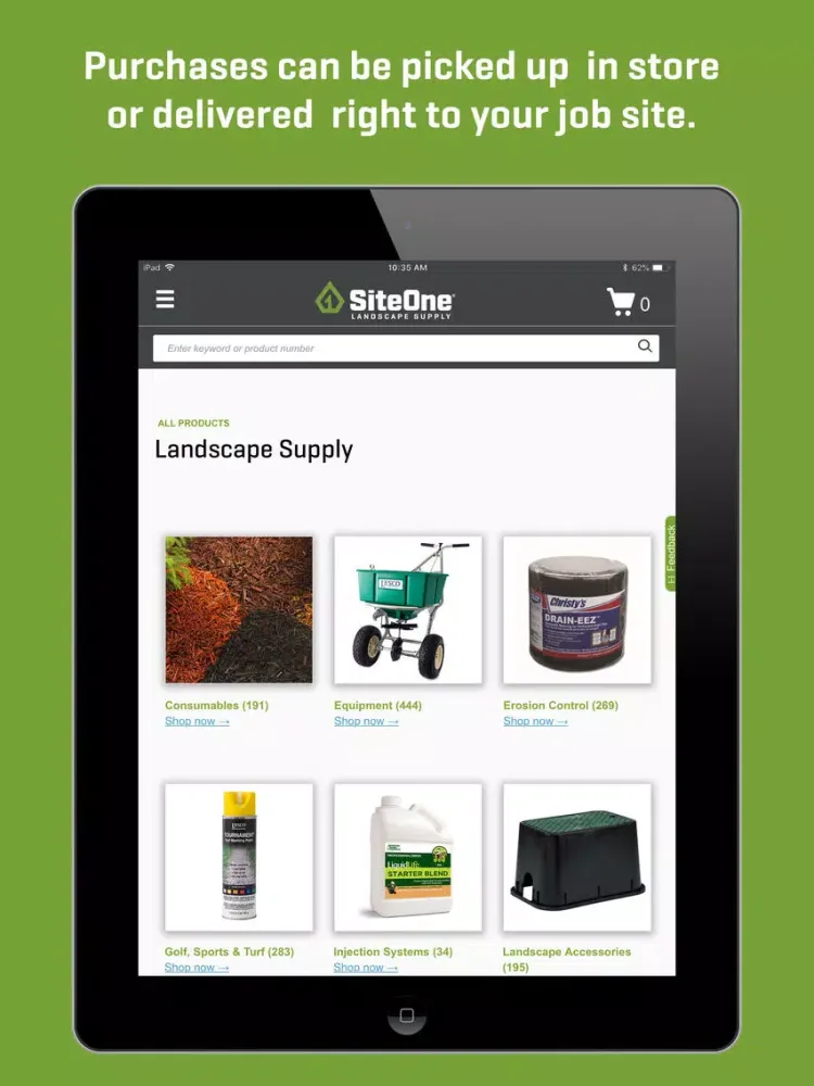 SiteOne Landscape Supply iPad  Screenshots