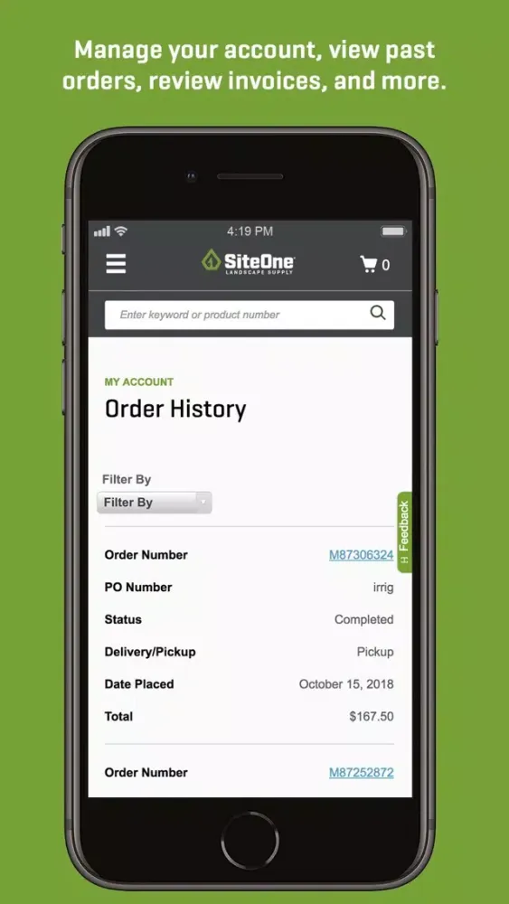 SiteOne Landscape Supply Screenshots