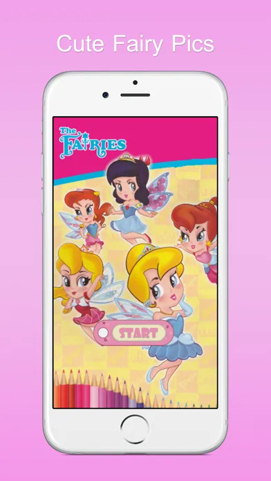 Capturas de pantalla de Fairy Toddler Paint Book