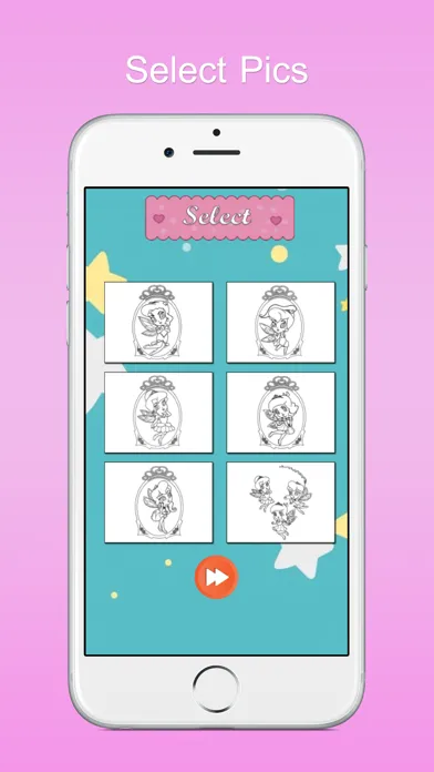 Capturas de pantalla de Fairy Toddler Paint Book