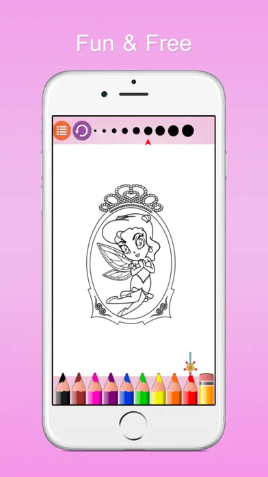Capturas de pantalla de Fairy Toddler Paint Book