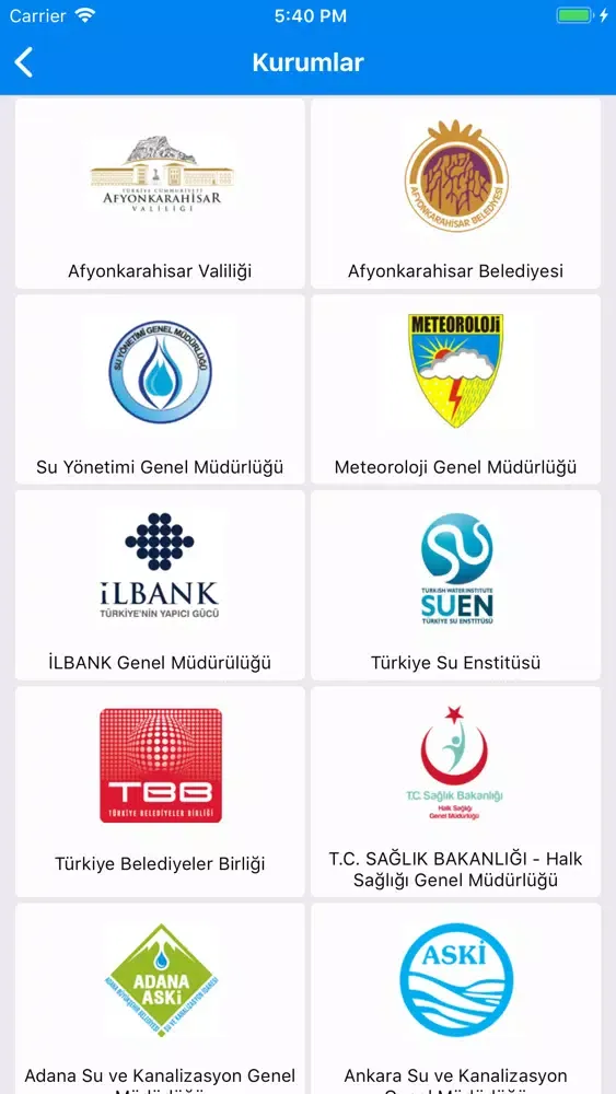 Zrzuty ekranu İçmesuyu Ve Atıksu Sempozyumu