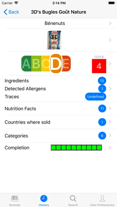 FoodViewer Screenshots