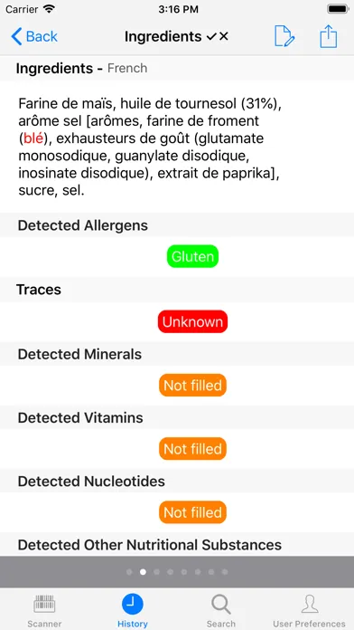 FoodViewer Screenshots