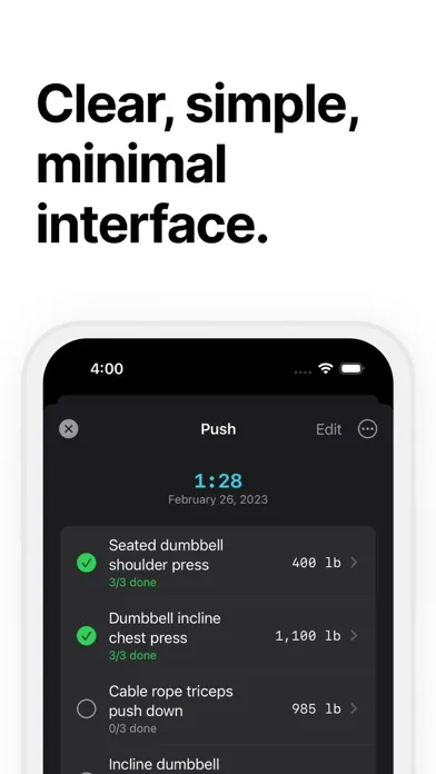 Capturas de tela do Rest Track: Workout Timer