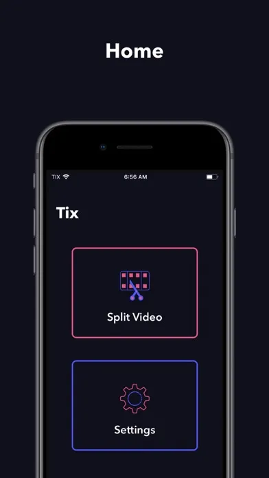 Tix - Easy Video Splitter应用截图
