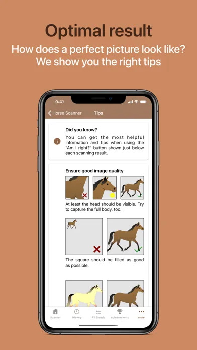 Tangkapan layar Horse Scanner