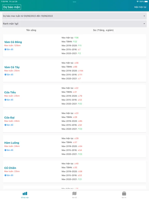 Thuỷ Lợi DBSCL iPad  Ekran Görüntüleri