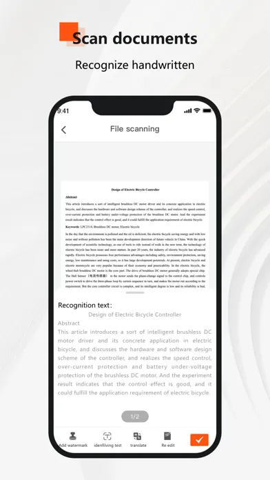 Capturas de pantalla de Super scanner OCR