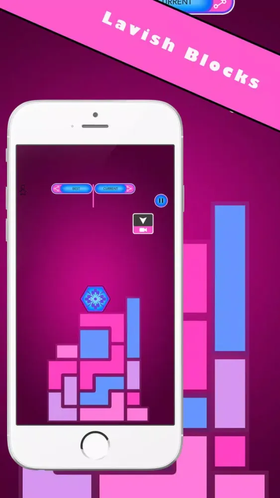 Tricky Unicorn Six! Hexagon Block Game স্ক্রিনশট