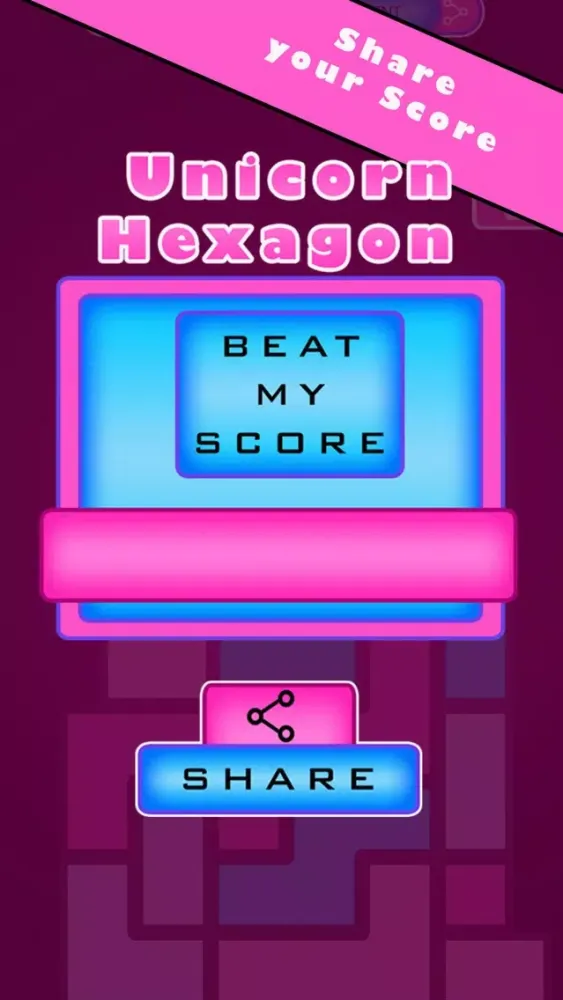 Tricky Unicorn Six! Hexagon Block Game স্ক্রিনশট