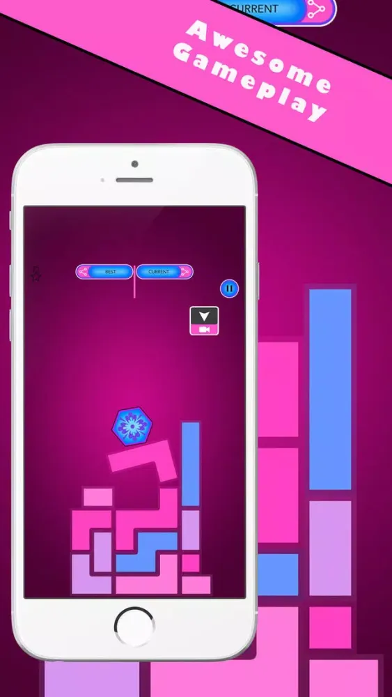 Tricky Unicorn Six! Hexagon Block Game স্ক্রিনশট