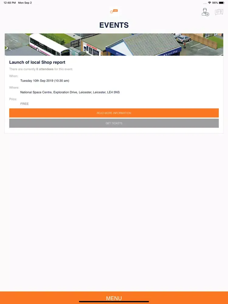 Zrzuty ekranu C-Talk iPad 