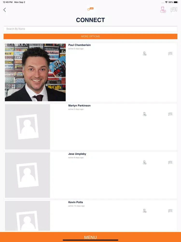 Zrzuty ekranu C-Talk iPad 