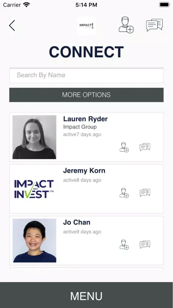 Capturas de pantalla de Impact Group
