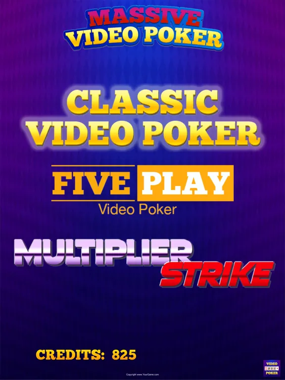 Capturas de pantalla de Massive Video Poker Collection iPad 