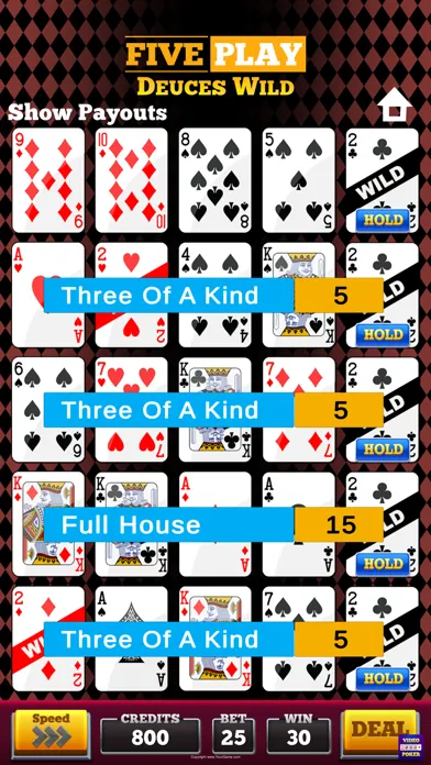 Capturas de pantalla de Massive Video Poker Collection