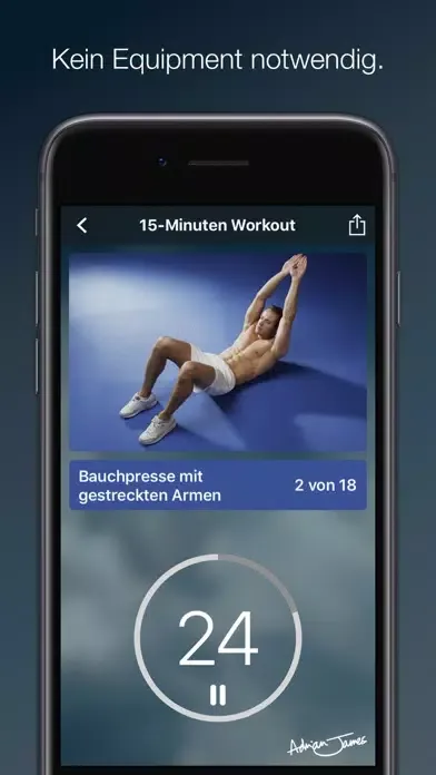 Captures d'écran de Adrian James: 6 Pack Abs (DE)