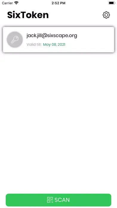 ภาพหน้าจอของ SixToken