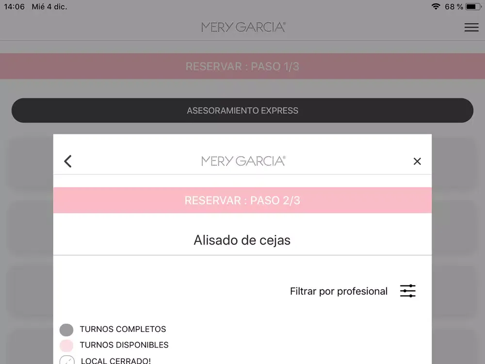 Capturas de tela do Mery Garcia iPad 