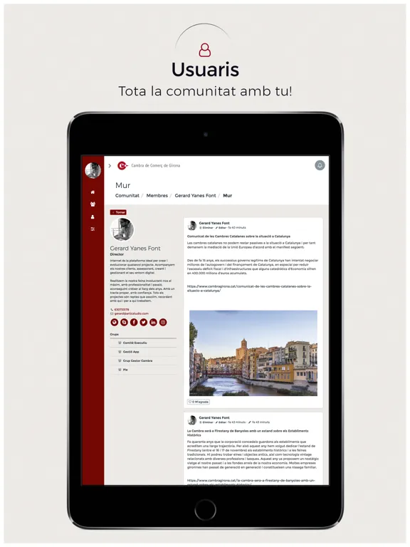 Cambra de Comerç de Girona iPad  Screenshots