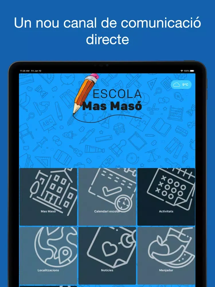 Tangkapan skrin Escola Mas Masó iPad 