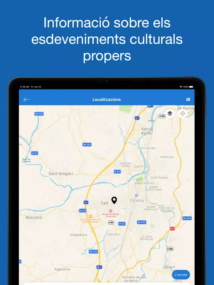 Tangkapan skrin Escola Mas Masó iPad 