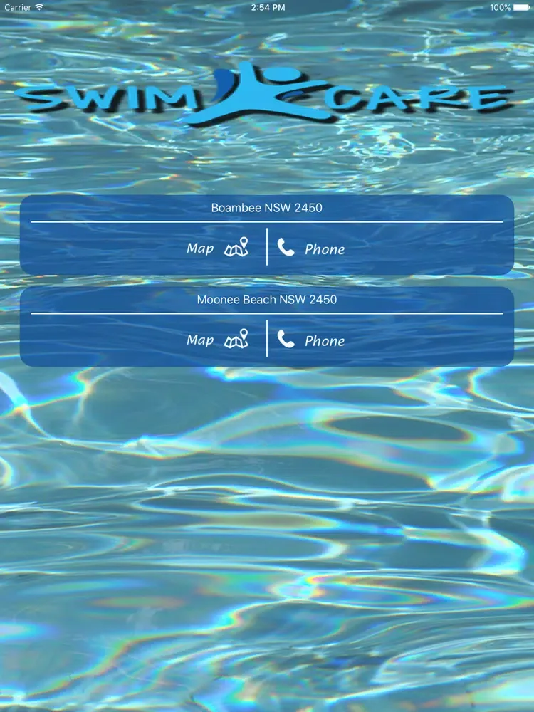 صور SwimCare iPad 