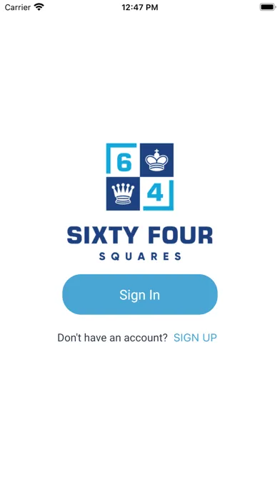 Tangkapan skrin Sixty Four Squares