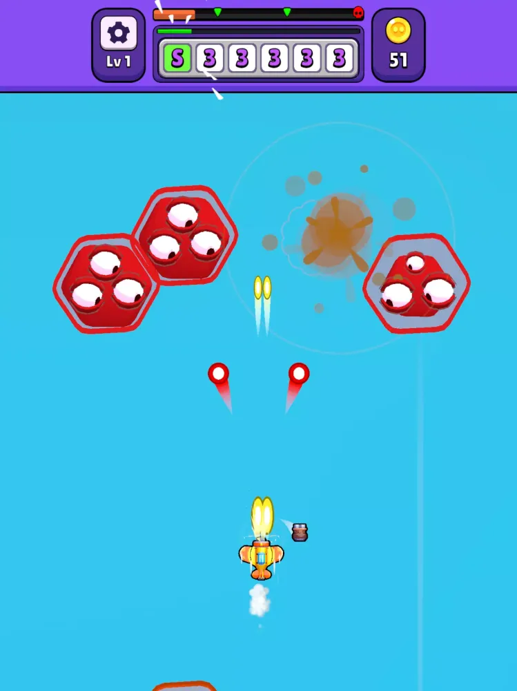 ภาพหน้าจอของ Sky Striker