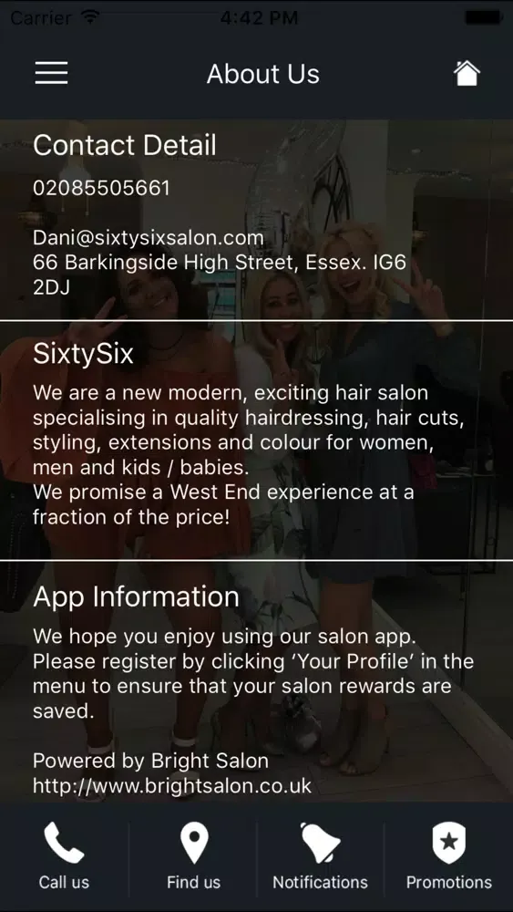 Tangkapan layar SixtySix