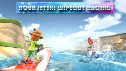 Zrzuty ekranu Aqua Jetski Wipeout Racing Free