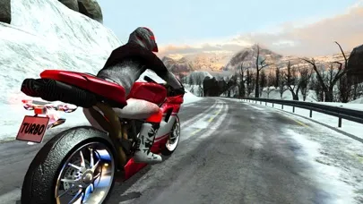 صور Bike Rider - Frozen Highway Rally Race Free