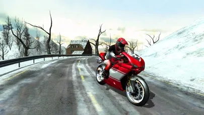 صور Bike Rider - Frozen Highway Rally Race Free