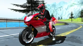 Captures d'écran de 3D Highway Bike Rider Free