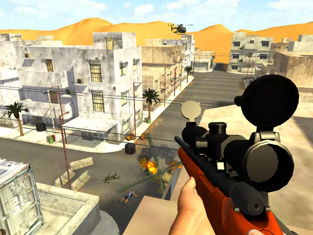 Ảnh chụp màn hình của Army Sniper Deadly Shores iPad 