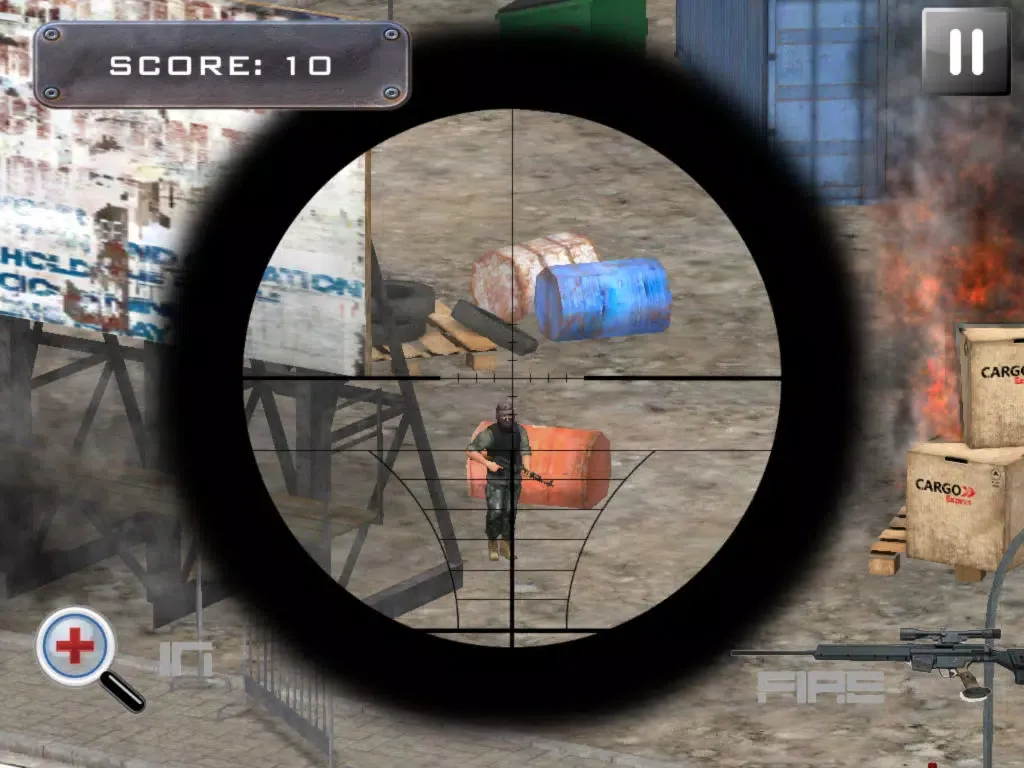 Ảnh chụp màn hình của Army Sniper Deadly Shores iPad 