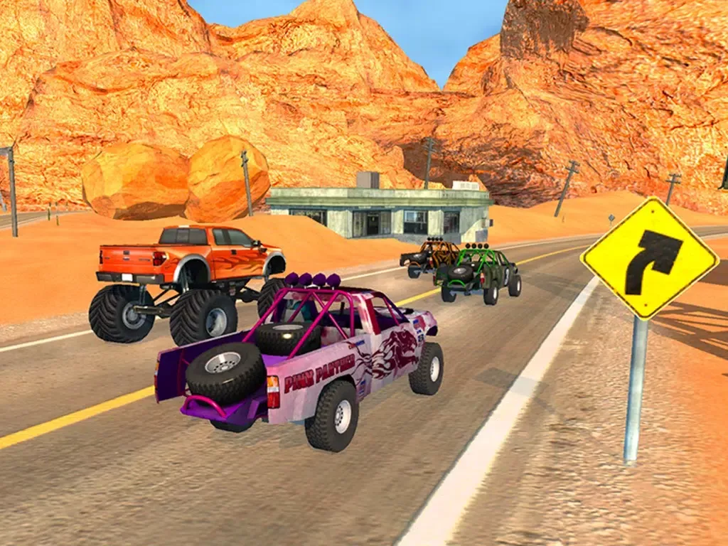 Daredevil Power Trucks Racing iPad  स्क्रीनशॉट