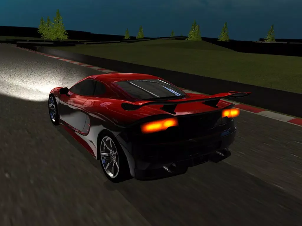 Zrzuty ekranu 3D Night Track Racer HD Full Version iPad 